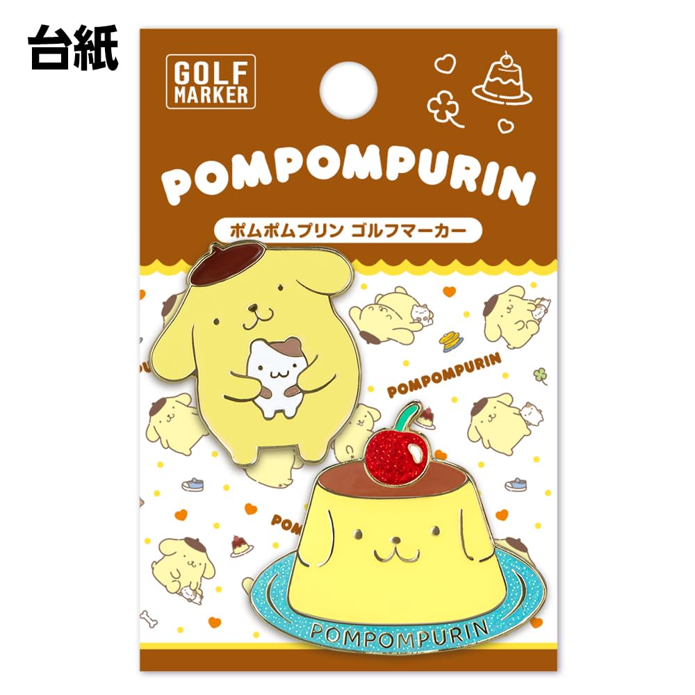 Pompompurin Golf Marker Sanrio Characters Licensed Product - (Pompompurin (PPM002))