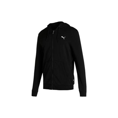 Puma Solid Color Loose Fit Long Sleeve Hoodie Men Tops Black 847219-01