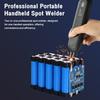Handlicher kompakter tragbarer Akku-Punktschweißgerät LED-beleuchtetes Dual-Impuls-Punktschweißset Schweißwerkzeug mit Typ-C-Schnittstelle