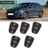 5pcs Replacement Remote Car Key Shell Rubber 3 Button Pad Fit for Hyundai Fit for Kia