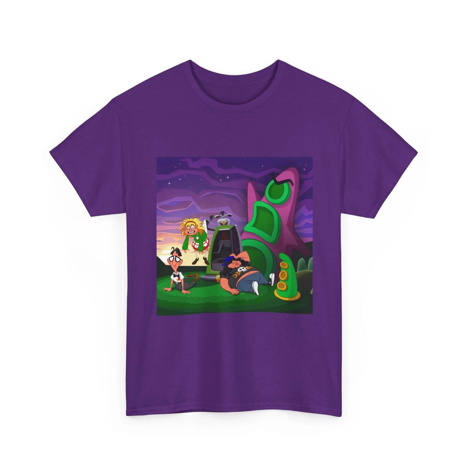 T-shirt Day of the Tentacle time machine 100% cotton L