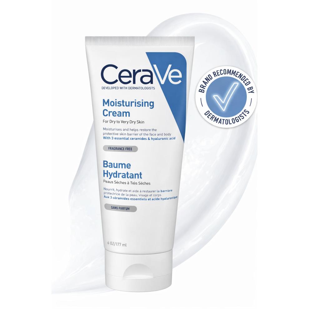 CeraVe Moisturising Cream 177ml Face & Body Hydration