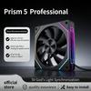 LDPCSJ Prism 4RS 120mm ARGB PC-Gehäuselüfter mit Infinity-Spiegel-Design Motherboard-Synchronisation 4PIN PWM CPU-Kühler Ventilador