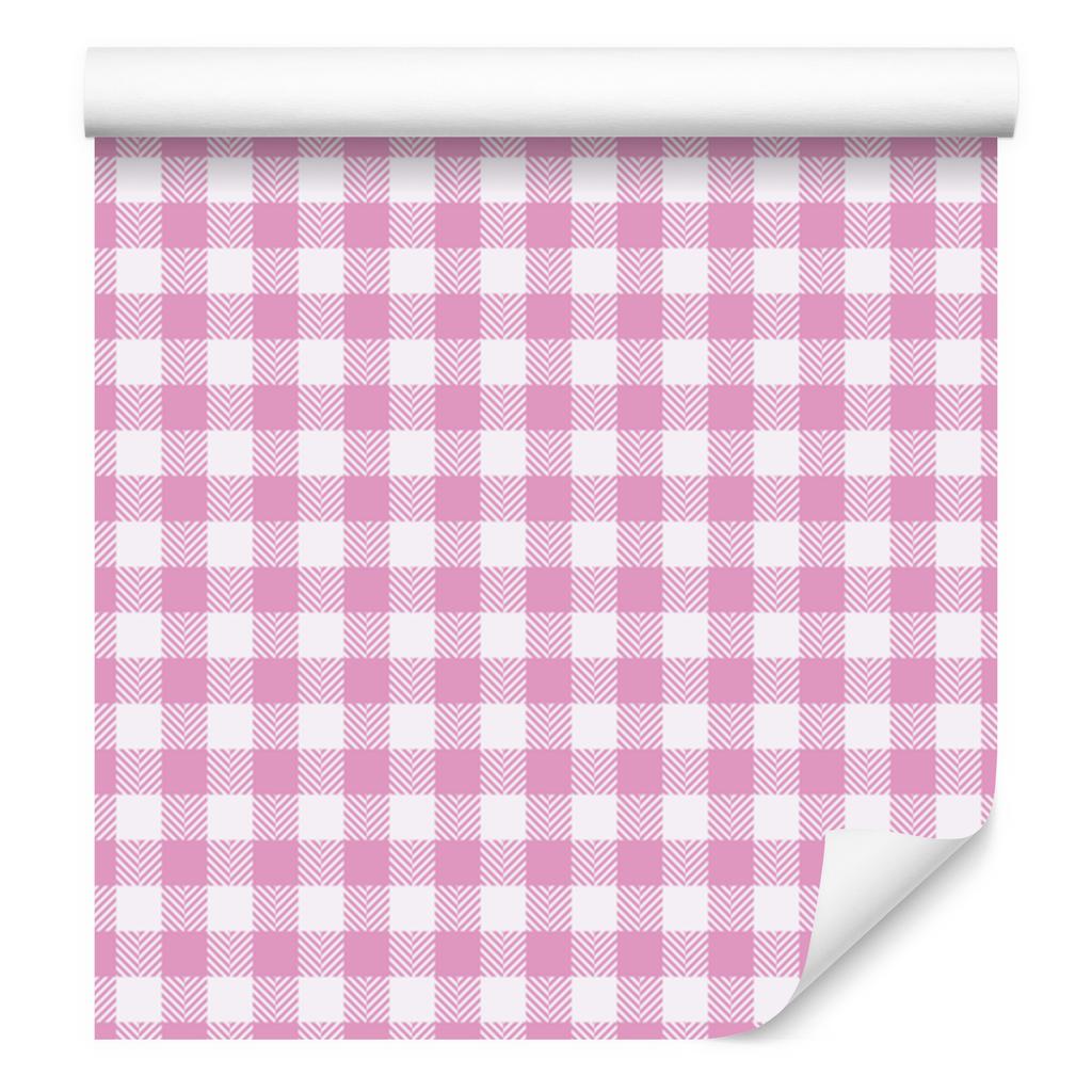 Wallpaper Fabric Pattern Clear Detail, Powder Pink 50x1000