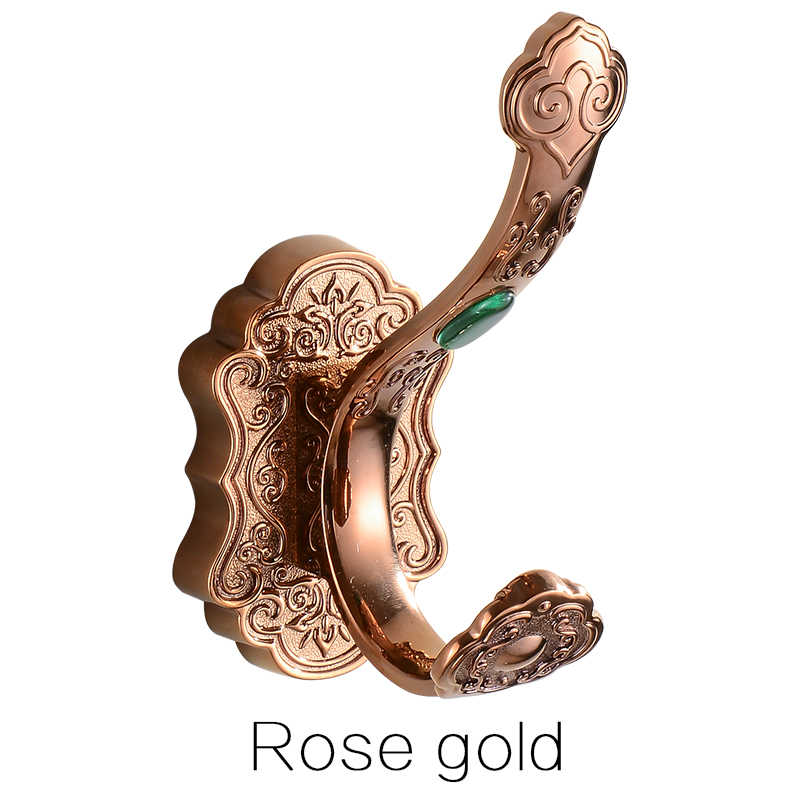 Robe Hooks Wall Mounted Vintage Hook Single Screw Towel Hook Holder Bathroom Accessories Bathroom Clothes Hook 8801