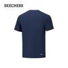 Skechers Men's Lightweight Moisture-Wicking Knit Short Sleeve T-Shirt