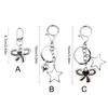 Bowknot/Heart/Star Pendant Pendant Keychain Stylish Keyring for Women Girls Bag Charm Elegant Purse Backpack Accessory