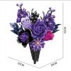 Non-Toxic 822Pcs Romantic Flower Building Blocks Purple Bouquet Model Bricks Desktop Decoration Educational Toys For Kids Holiday Gifts