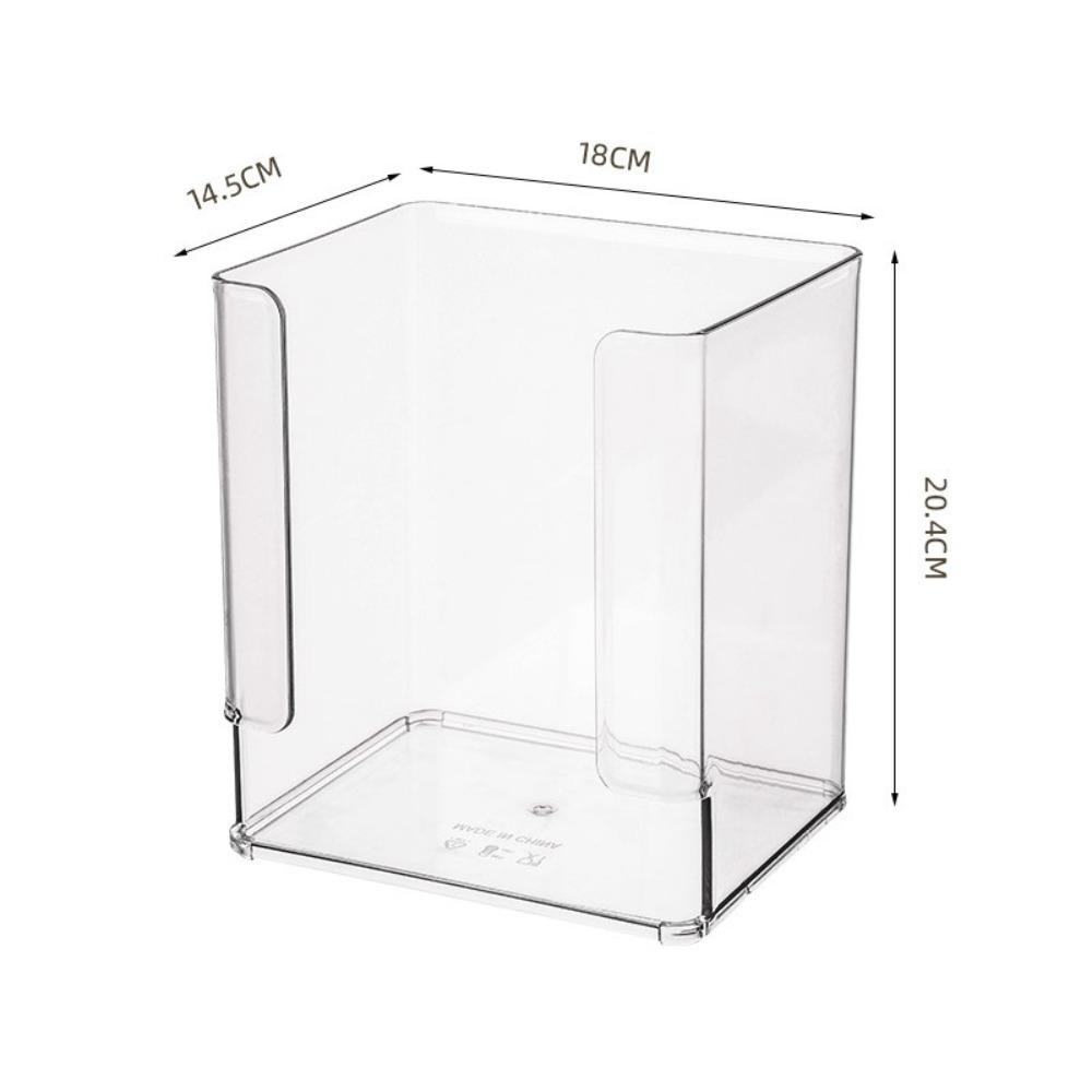Durable Multi-Purpose Transparent Desktop Bookshelf Acrylic Large Capacity Stationery Storage Box Makeup Organizers School