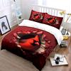 Cardinal Bird Decorative Set Soft Comfortable Duvet Cover Bedding Set Included 1*Duvet Cover & 2*Pillowcases, Gift