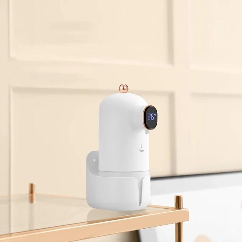 Pěnové dávkovače mýdla Koupelnový chytrý mycí stroj na ruce s USB nabíjením Bílý vysoce kvalitní ABS materiál