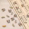 Chinese Enamel Copper Butterfly Nail Charms Painted Butterfly Nail Art Decorations For Diy Nail Accessories Charms Supplies