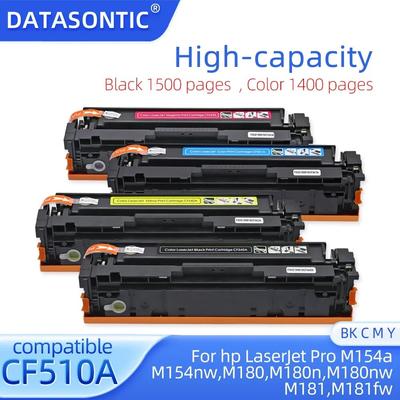 Cartouche de toner CF510A CF511A CF512A CF513A 204a pour imprimante HP Color Laserjet Pro M154a M154nw M180 M180n M18onw M181 M181fw