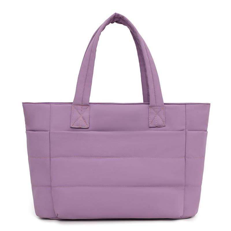 Multi-purpose Down Crossbody Bag for Women's Polyester Breathable and Versatile Handbag Fashionable Sweet and Simple Tote Bag