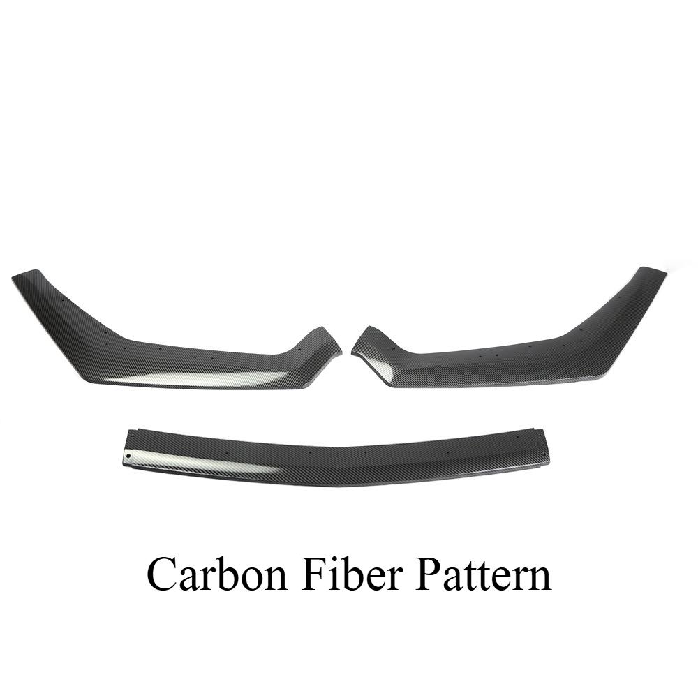 Front Spoiler Lower Lip Splitter For Ford Mustang 2018-2020 Black GT Style Front Blade Splitter Car Ornament Accessories