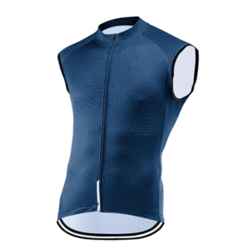 2026 Summer Men's Bicycle Cycling Vest Windproof Running Vest MTB Bike Mesh Fabric Breathable Clothing Sleeveless Road Cycling Jerseys