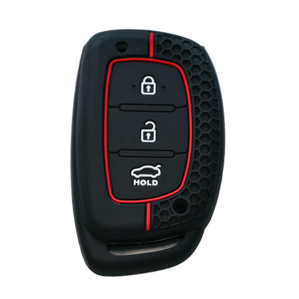 3/4 Buttons Silicone Car Remote Key Case Cover for Hyundai Creta Ix35 Ix45 I10 I30 I40 Tucson Santa Fe Rena Sonata Elantra