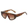 Spring new sunglasses, European and American personality large frame Ins Internet celebrity glasses large frame simple sunglasses