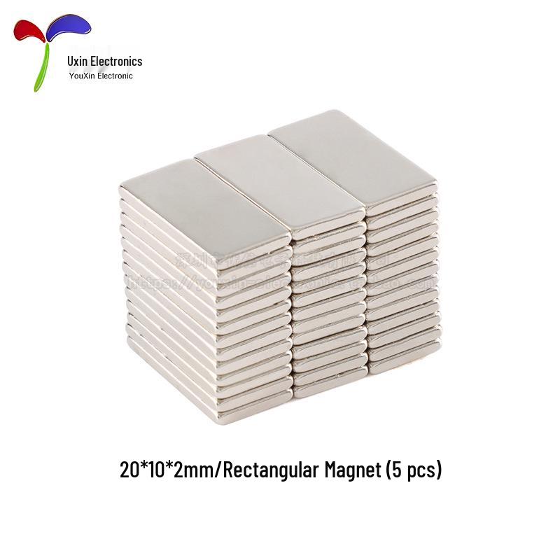 Rectangular Neodymium Magnet 10/20x5/10x2/3mm - Strong Magnetic Steel