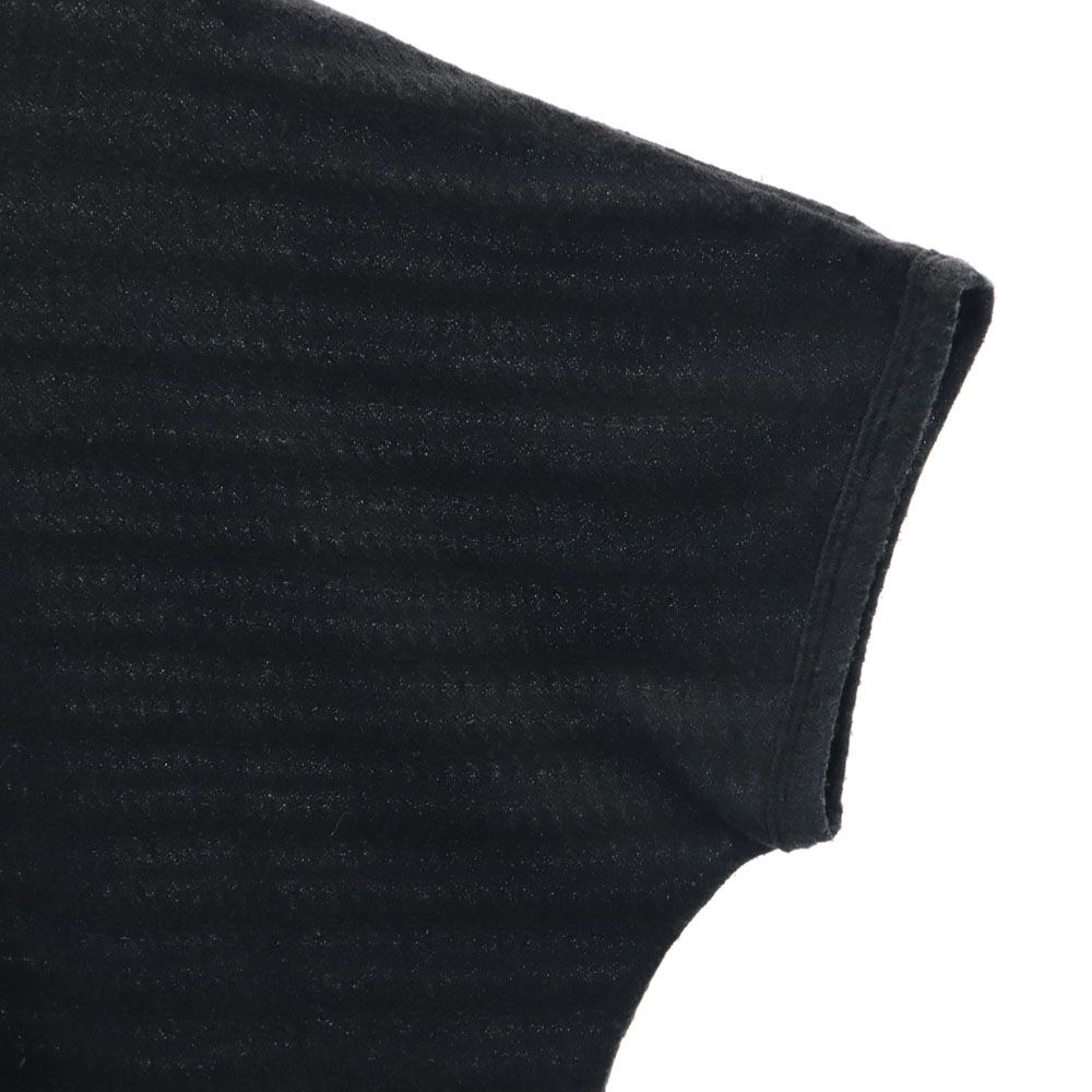 SHAREEF Made In Japan Short Sleeve Cut 1 Black Knit Women Used