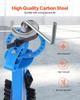 Manual Pipe Bender, Pipe Tube Bender with 14 Bending Dies, 200° Heavy-Duty Tube Bending Tool for Copper Aluminum Iron Pipes, Ideal for HVAC Air