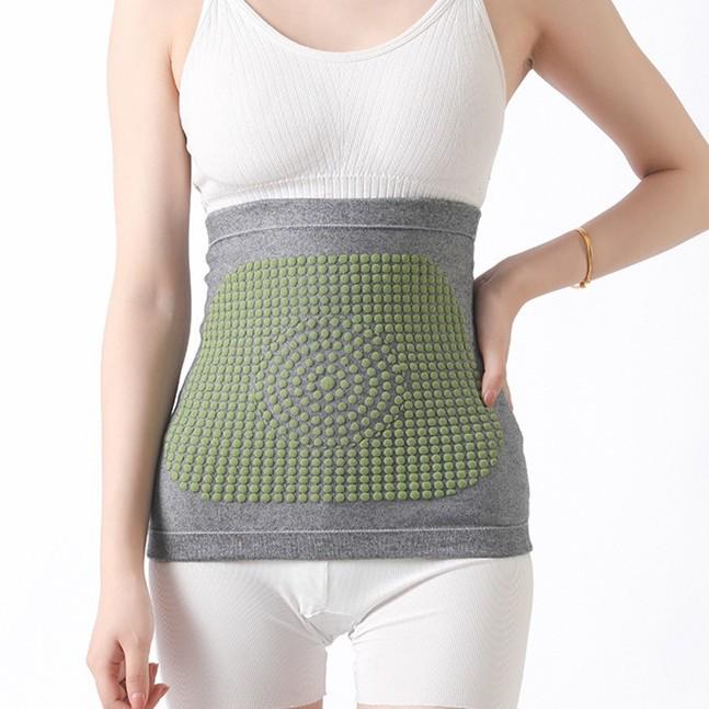 Unisexový podpůrný pás na pas s pelyňkem a kašmírem: Hřejivý břišní pás a chránič žaludku pro ochranu před chladem.