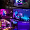 USB Powered RGB Light Strip Static Modes 3 Key Control LED Light Strip Dynamic Modes Color Light TV Background Light