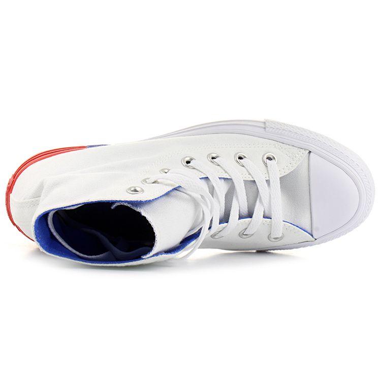 Converse Chuck Taylor All Star Trendy Comfortable High Top Canvas Shoes Unisex Sneakers White Red Blue 159639C