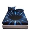2025 Exclusive 5D Black Hole Digital Print Fitted Sheet & Pillowcase Set