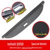 Infiniti QX50 Trunk Cover Curtain - Interior Storage Partition for Tailgate Modifications