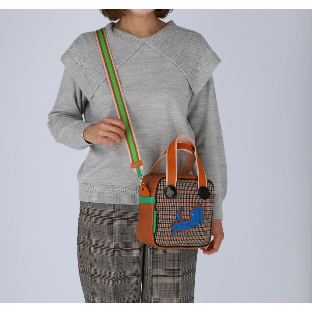 2way Bag Shoulder Bag Handbag Wool Check Kiraneko [Tsumori Chisato] Women's