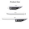 WDQM1 Car Body Protective Sticker Fender Side Blade Badge For Skoda octavia 2 a7 a5 rapid fabia yeti superb SCALA citigo Accessories