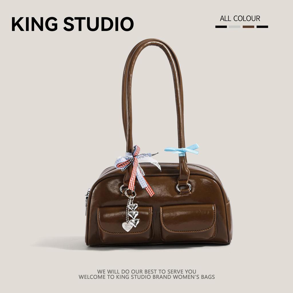 Versatile Boston Tote Shoulder Bag - Underarm Carry