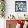 Snowman 5D DIY Diamond Art Painting Kits for Gift Home Wall Decor Special Shape Partial Drill Dimond Art Paintings 11.81x11.81in