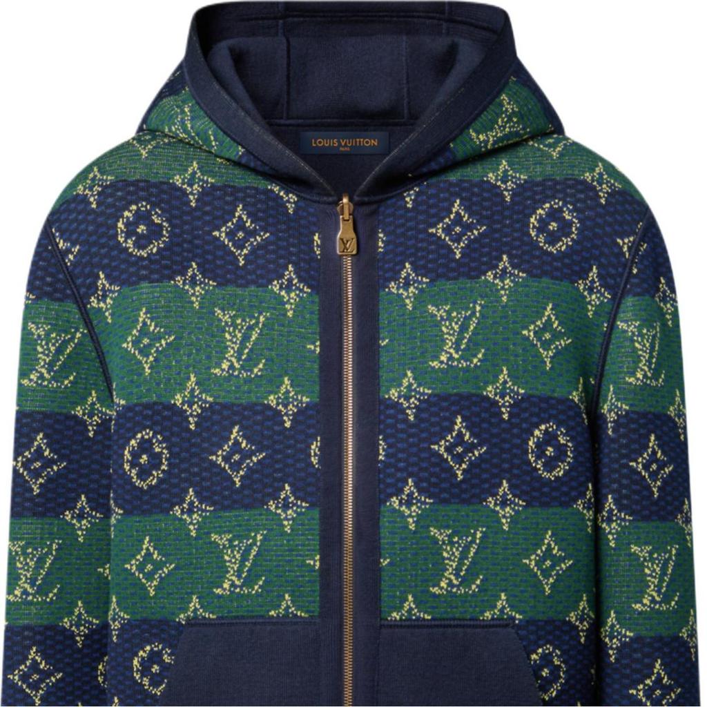 LOUIS VUITTON Monogram Double Face Reversible Hoodie 1AIJZ8