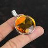 Faceted Citrine Pendant Genuine Gemstone Pendant 925 Sterling Silver Pendant Citrine Jewelry Handmade Pendant Gifts for Women Silver Jewelry