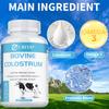 Bovine colostrum dietary capsules, high purity, immunoglobulins, boosts immunity, suitable for adults.