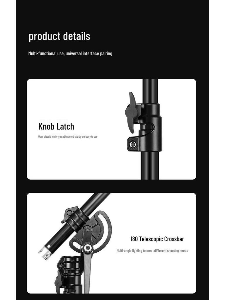 Ceiling Light Stand for Film & TV: 2.8m Metal Cantilever Arm