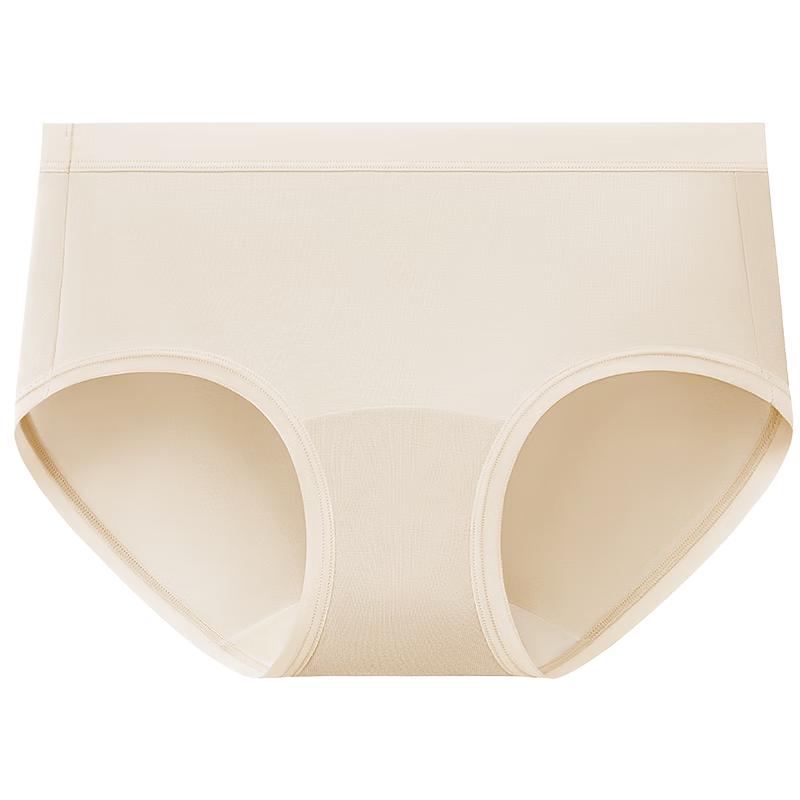 

Женские бесшовные трусы-слипы средней посадки из модала с шелком и антибактериальным эффектом, 3 шт. M