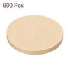 Uxcell 600 kusů 58mm Jednorázové kulaté papírové kávové filtry pro Pour-Over a Drip kávovary, Ideální pro domácí a kancelářské použití