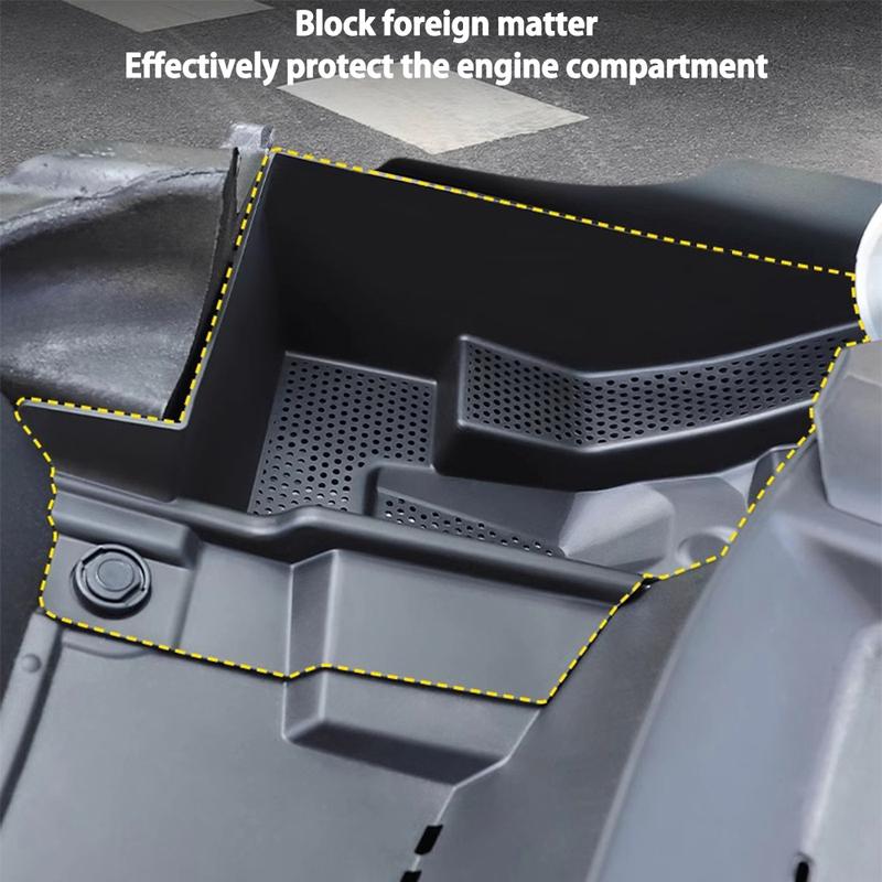 2PCS For Corolla Cross     2024 Car Engine Compartment Filter Screen Protective Cover Water Tank Protective Net