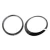 Headlight Trim Ring Left+Right For Mini Cooper R55 R56 2007-2015 Glossy Black