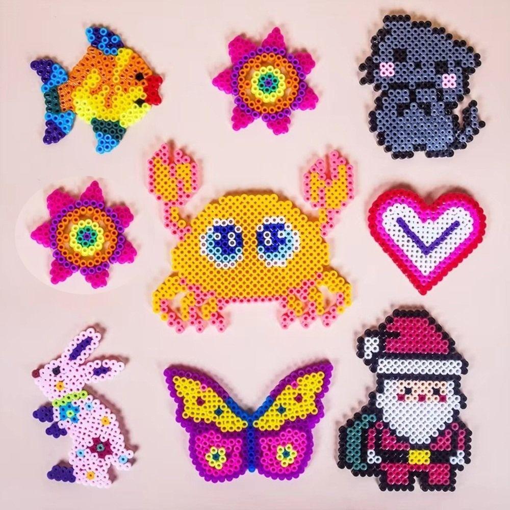 1000pcs 2.6mm Fuse Bead Scattered Beads Premium Small Bean 3D Puzzle Beads  Children Learning