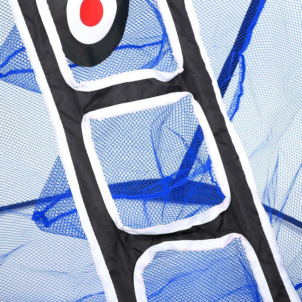 Portable Professional Sports Golf Training Practice Net Balls Target Exercise Accessories for Beginners (Black   Blue )