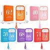 1PC Digital Silicone Hook Card Perfume Women Lasting Fragrance Eau De Toilette Alcohol Free