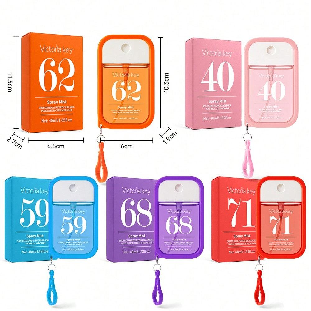 1PC Digital Silicone Hook Card Perfume Women Lasting Fragrance Eau De Toilette Alcohol Free