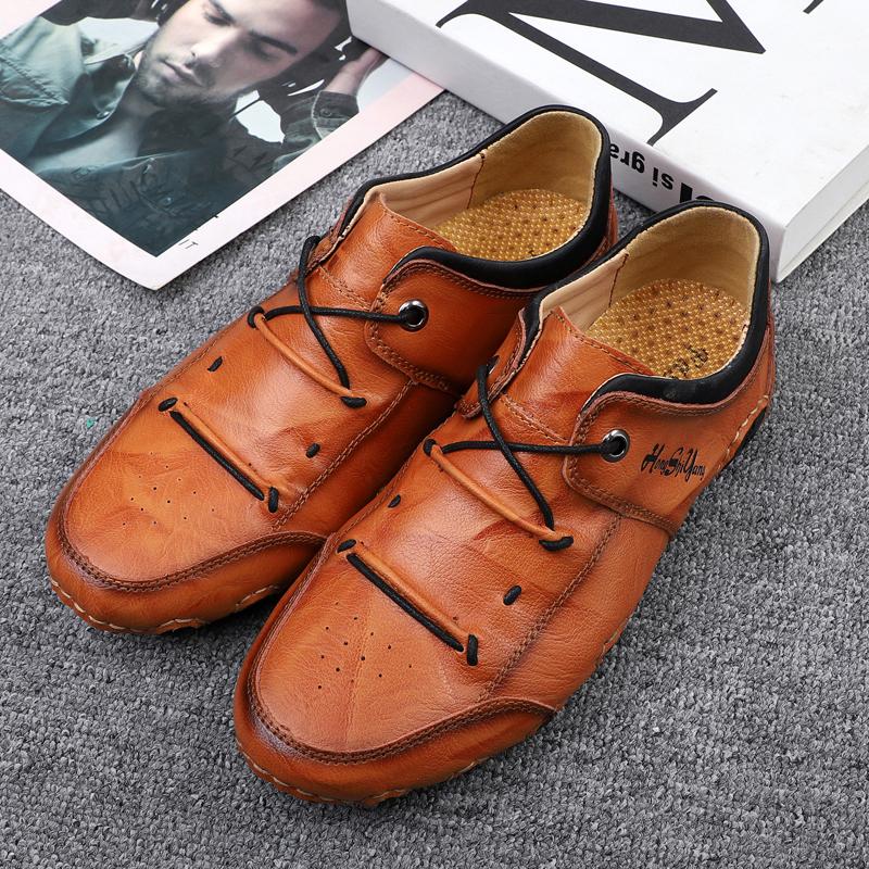 Fashion Non-slip Four Seasons Sneakers Light Outdoor Men's Casual Shoes Outdoor Sports Walking Shoes Lace-Up Treking Footwear Trainers