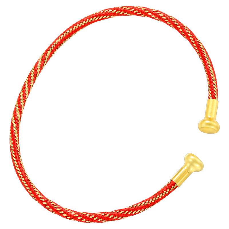 

C-образный эластичный браслет с винтом 3 мм, женский персонализированный браслет «сделай сам», разделитель для бусин, трансферная бусина, регулируемый ручной шнурок Vl549