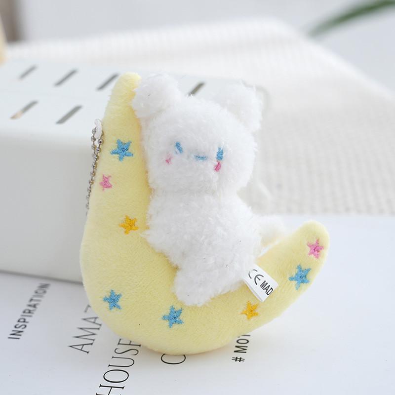 Очаровательный плюшевый мишка, аксессуар для сумки, милая коллекционная серия «Звезда и Луна», подарок Moon Bear