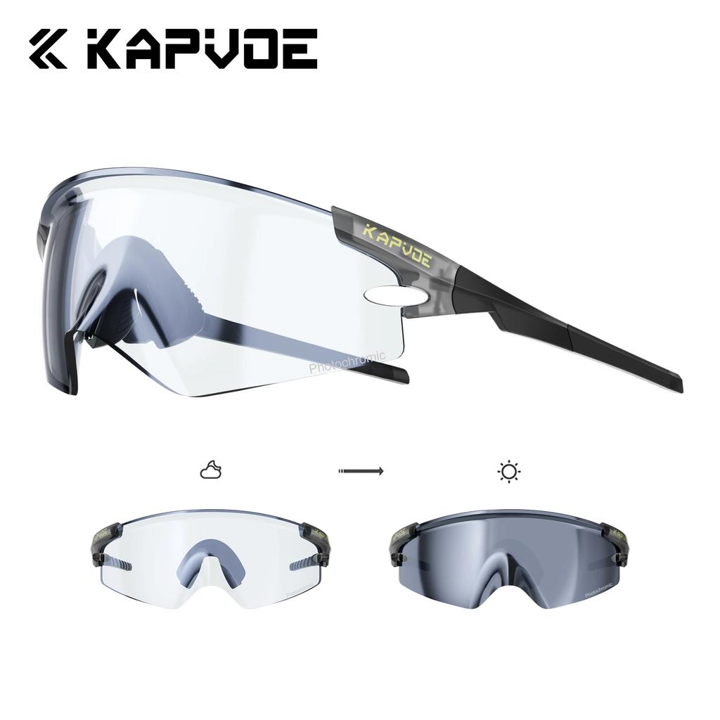 Bike Cycling Glasses UV400 Men Outdoor Sports Pochromic Sunglasses Bicycle MTB Night Riding Camping Running Equipment